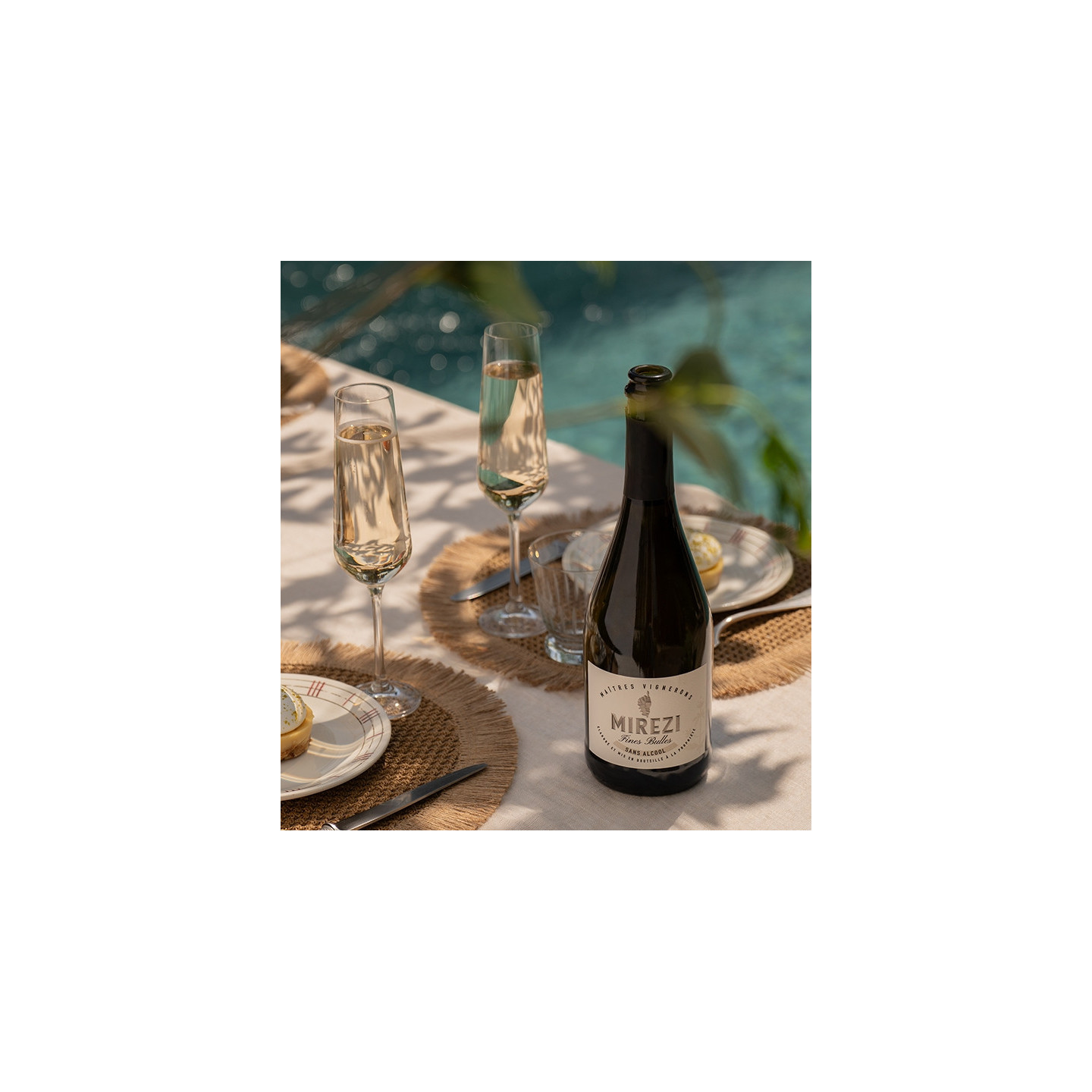 Mirezi - Fines Bulles - Sans Alcool - Muscat pétillant  9,50 €