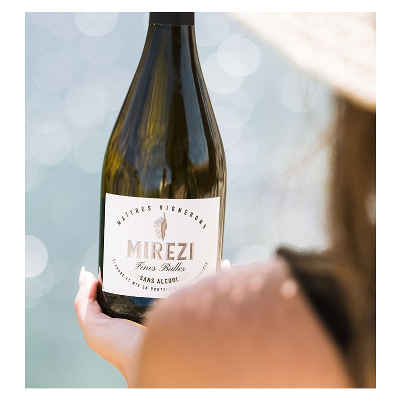 Mirezi - Fines Bulles - Sans Alcool - Muscat pétillant  9,50 €