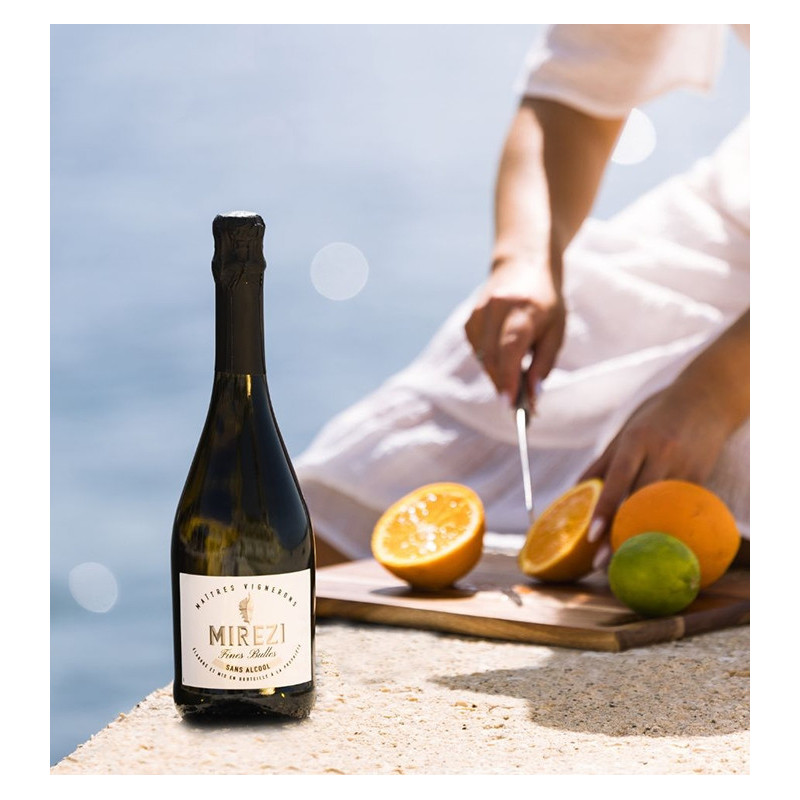 Mirezi - Fines Bulles - Sans Alcool - Muscat pétillant  9,50 €
