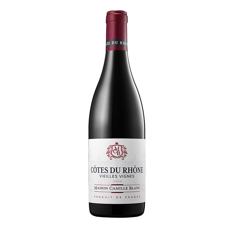 Maison Camille Blanc - Côtes du Rhône Rouge - Vieilles Vignes  8,90 €