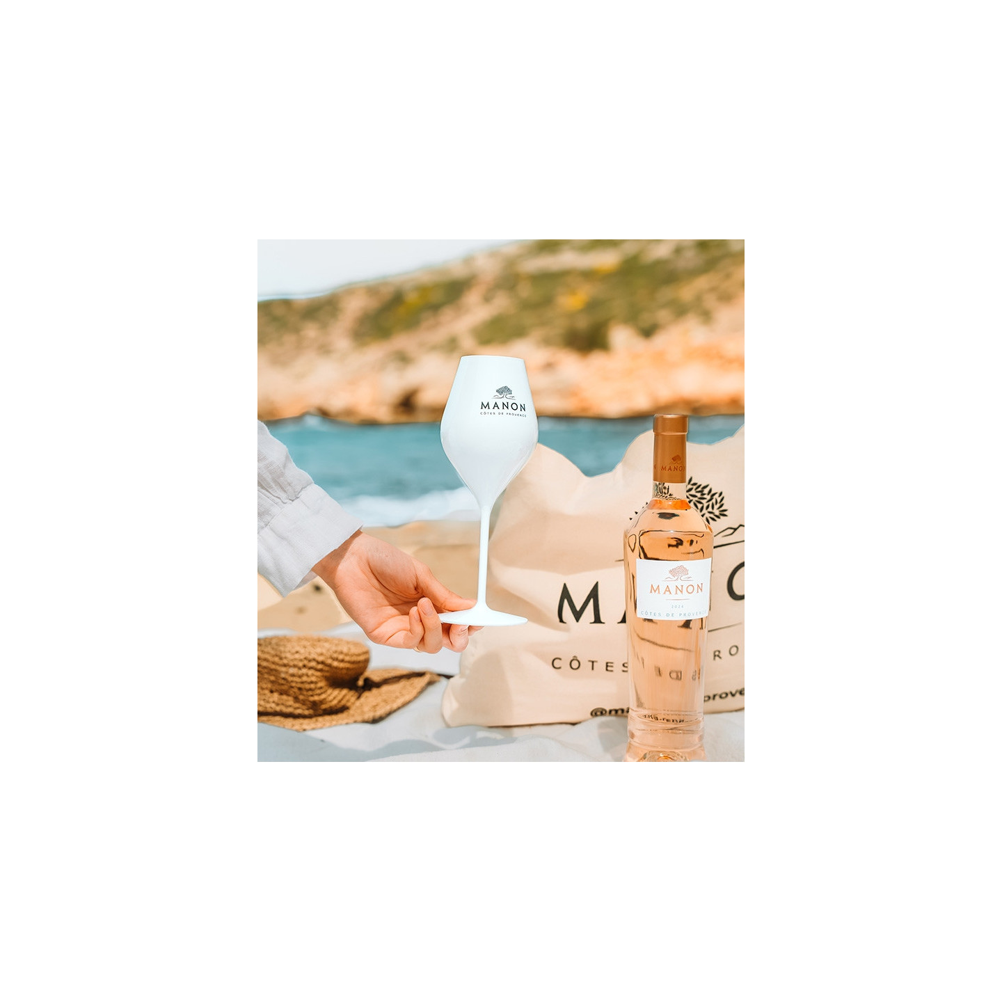 Verre blanc personnalisé Manon  6,00 €