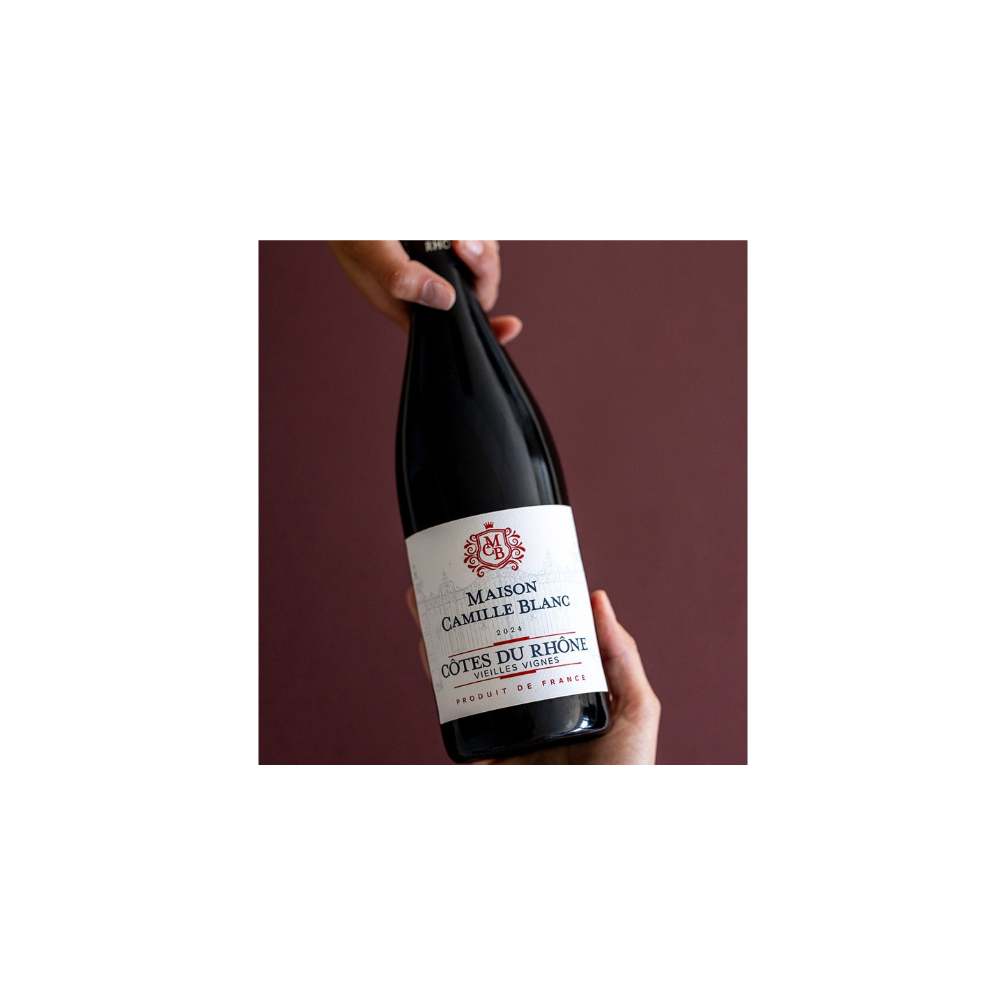 Maison Camille Blanc - Côtes du Rhône Rouge - Vieilles Vignes  8,90 €
