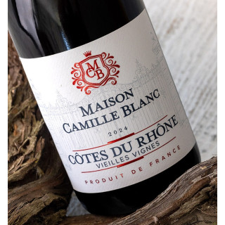 Maison Camille Blanc - Côtes du Rhône Rouge - Vieilles Vignes  8,90 €