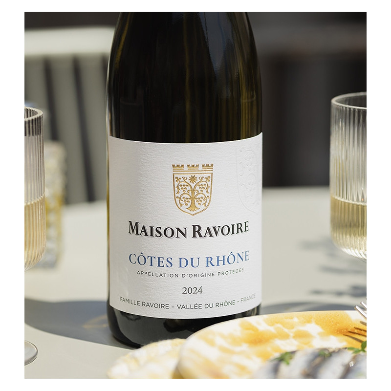 Maison Ravoire - AOP Côtes du Rhône Blanc  8,50 €