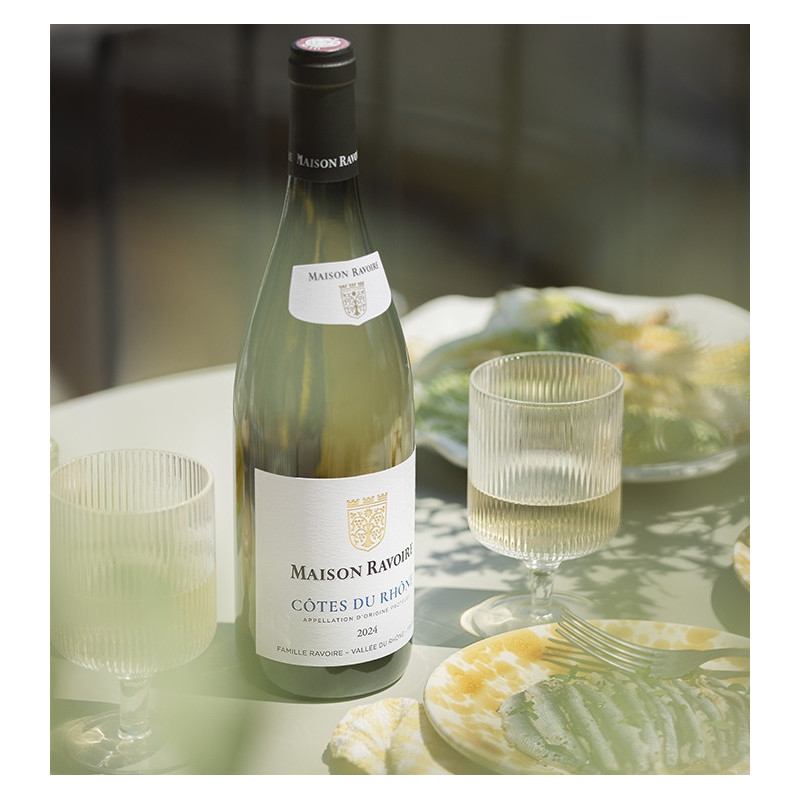 Maison Ravoire - AOP Côtes du Rhône Blanc  8,50 €