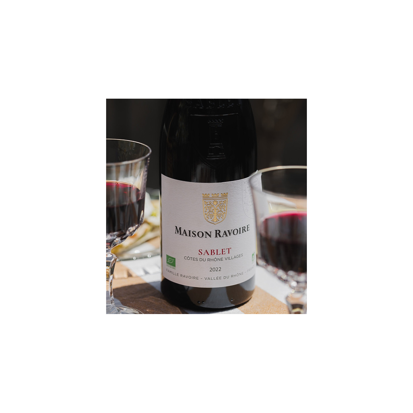 Maison Ravoire - Côtes du Rhône Villages Sablet BIO Rouge  8,90 €