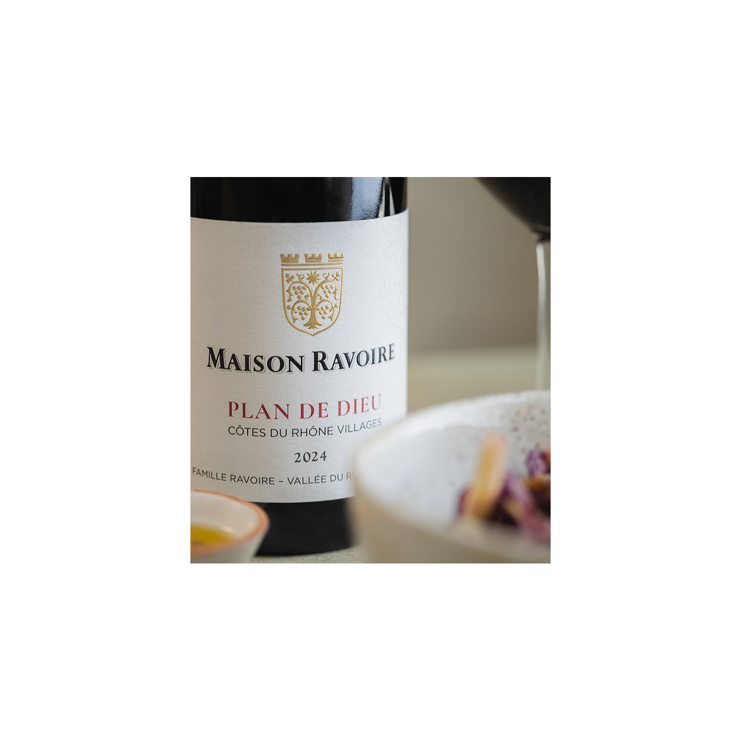 Maison Ravoire - AOP Côtes du Rhône Villages Plan de Dieu Rouge  8,90 €