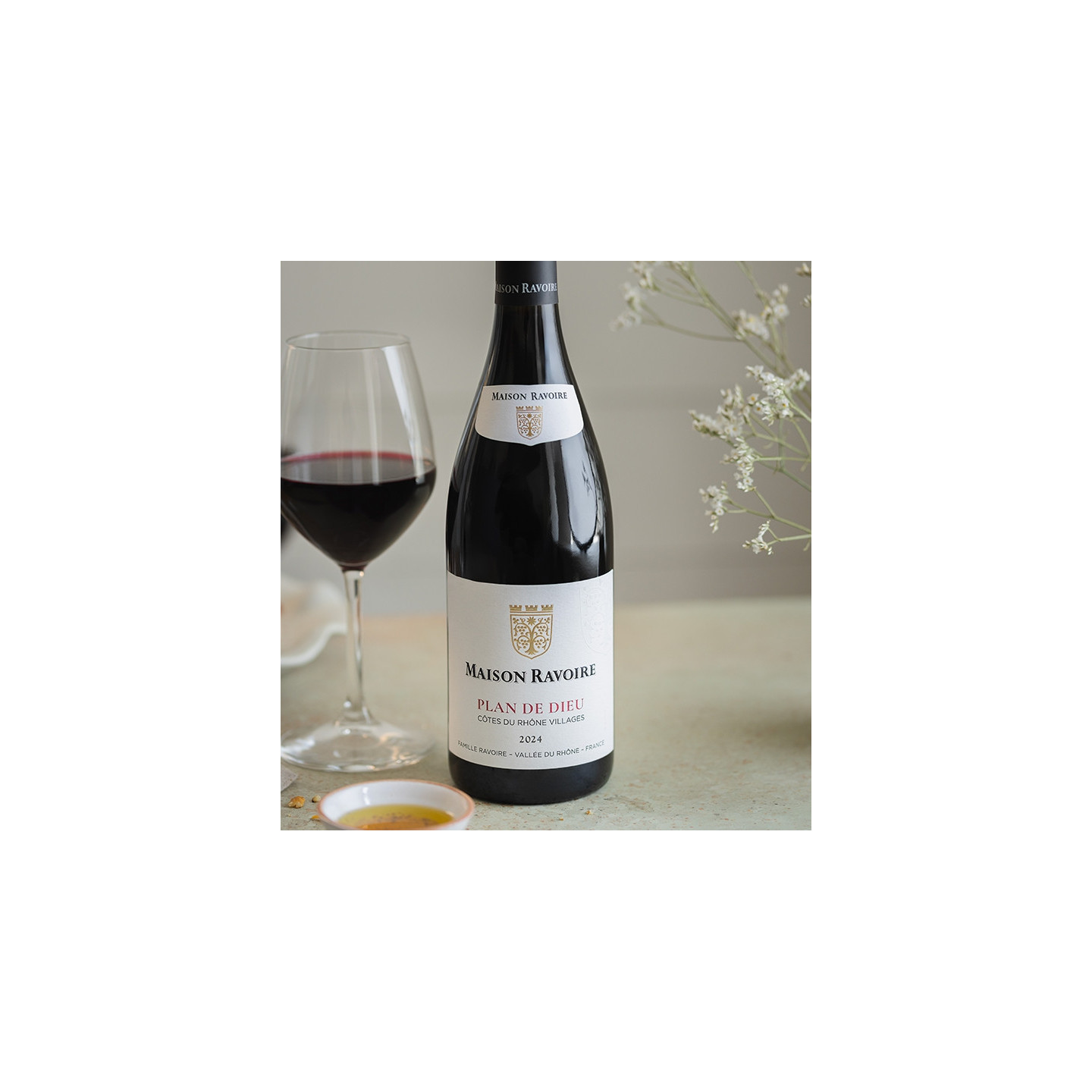 Maison Ravoire - AOP Côtes du Rhône Villages Plan de Dieu Rouge  8,90 €