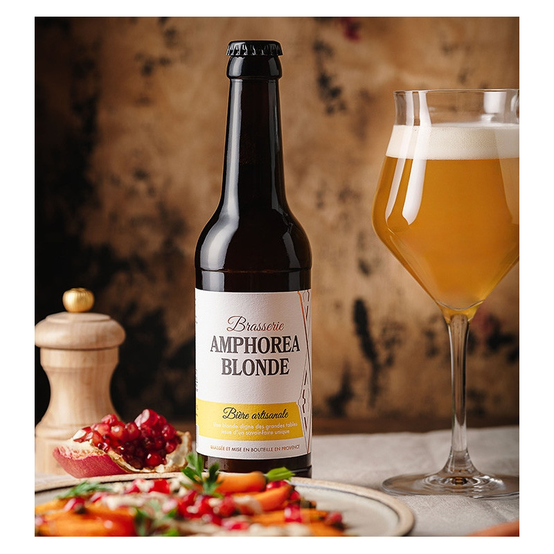 Brasserie Amphorea - Bière Blonde Artisanale - 33cl  3,50 €