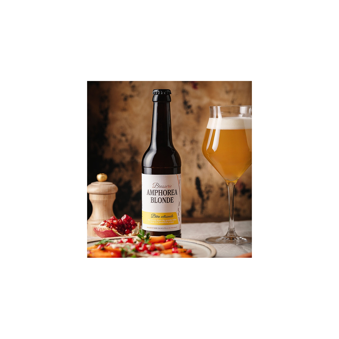 Brasserie Amphorea - Bière Blonde Artisanale - 33cl  3,50 €