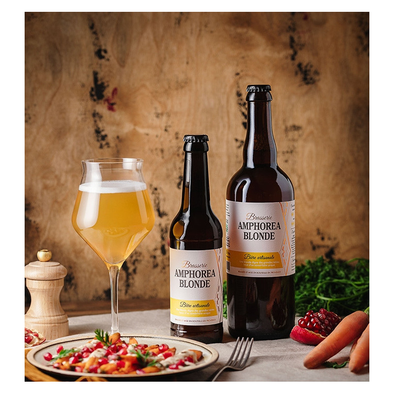 Brasserie Amphorea - Bière Blonde Artisanale - 75 cl  6,50 €