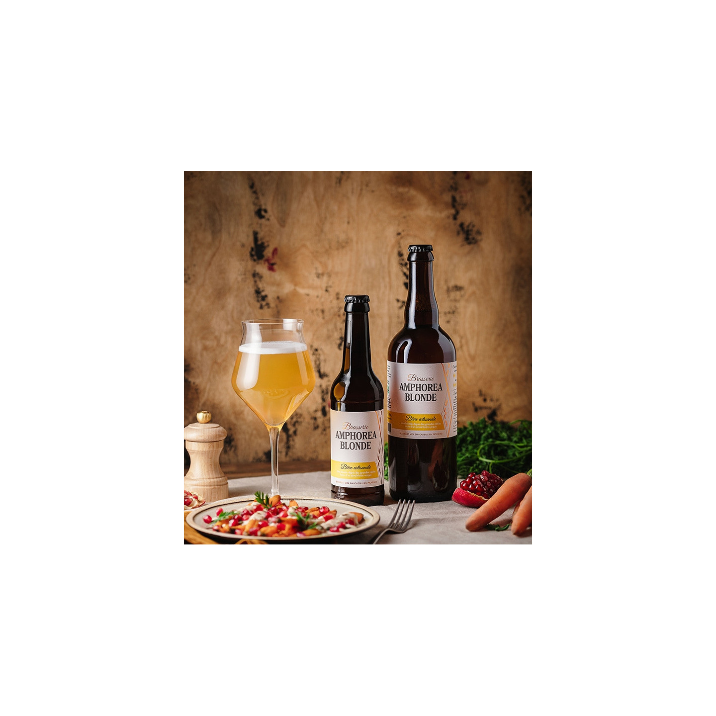 Brasserie Amphorea - Bière Blonde Artisanale - 75 cl  6,50 €