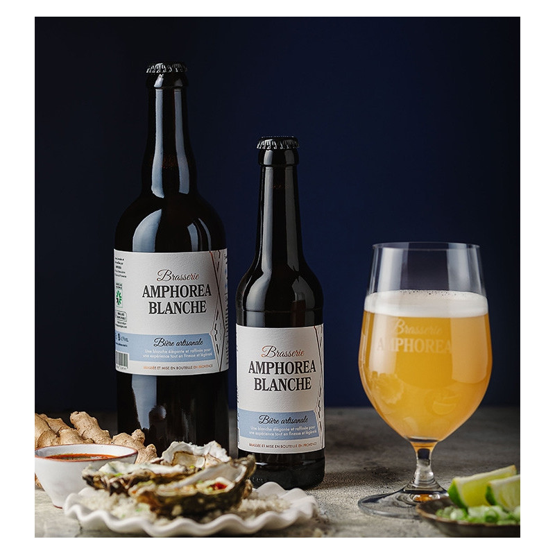 Brasserie Amphorea - Bière Blanche Artisanale - 33cl  3,50 €