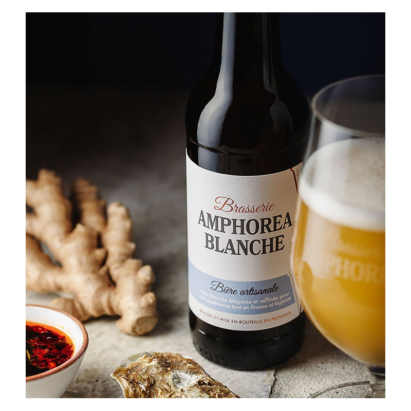 Brasserie Amphorea - Bière Blanche Artisanale - 33cl  3,50 €
