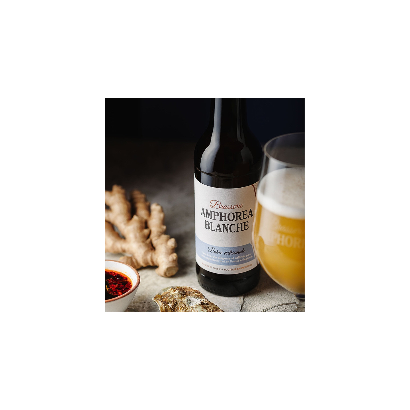 Brasserie Amphorea - Bière Blanche Artisanale - 33cl  3,50 €