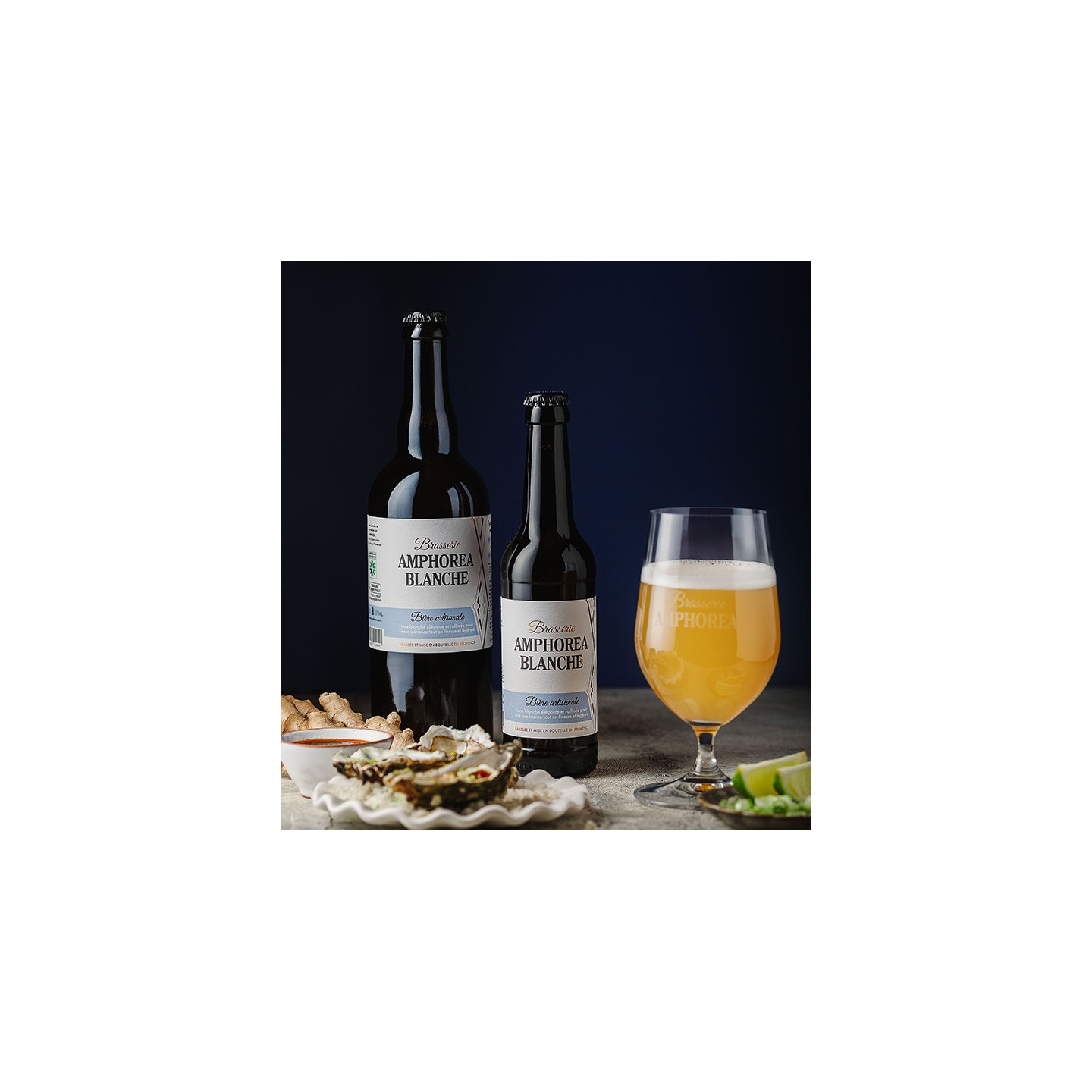 Brasserie Amphorea - Bière Blanche Artisanale - 75cl  6,50 €