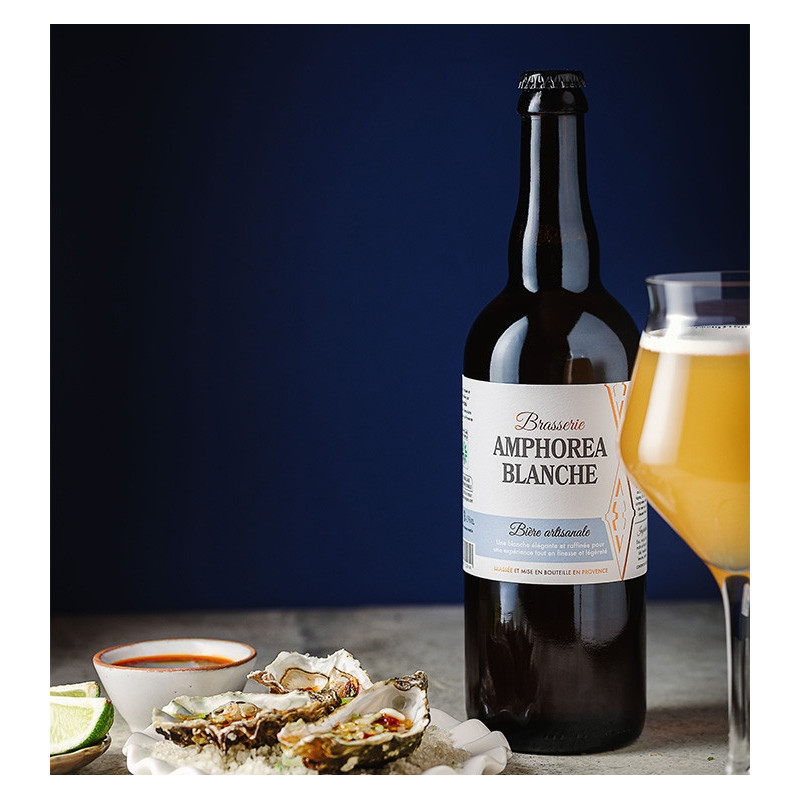Brasserie Amphorea - Bière Blanche Artisanale - 75cl  6,50 €