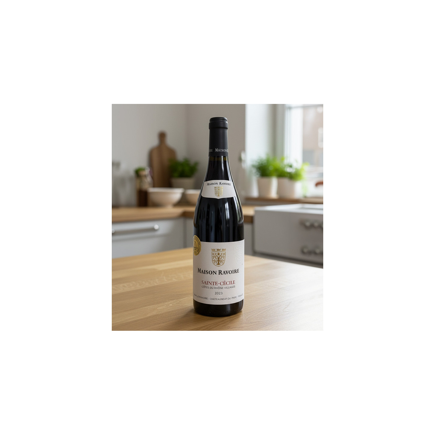 Maison Ravoire - AOP Côtes du Rhône Villages Sainte-Cécile Rouge  8,70 €