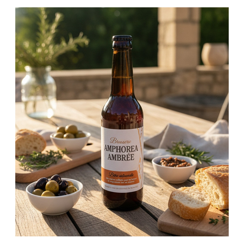 Brasserie Amphorea - Bière Ambrée Artisanale - 33cl  3,50 €