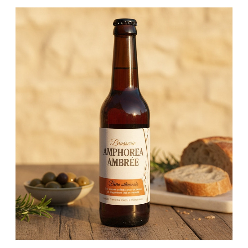 Brasserie Amphorea - Bière Ambrée Artisanale - 33cl  3,50 €