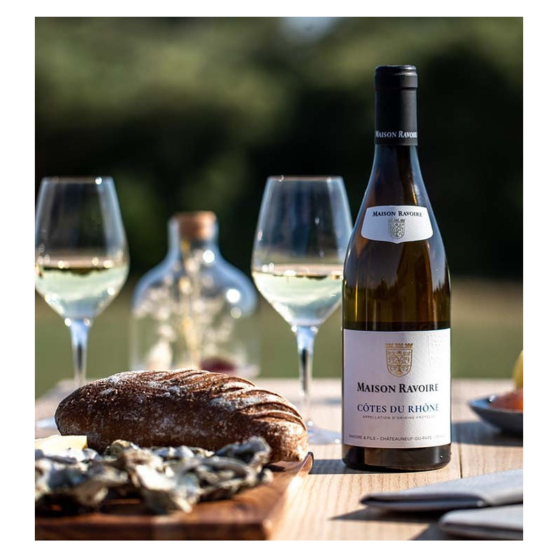 Maison Ravoire - AOP Côtes du Rhône Blanc  8,50 €