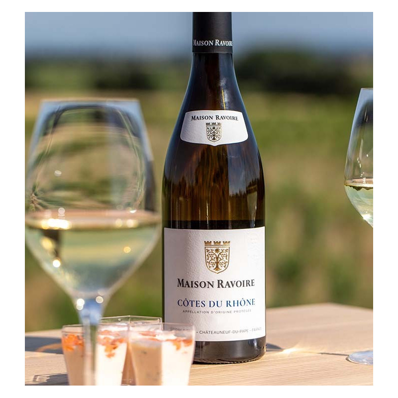 Maison Ravoire - AOP Côtes du Rhône Blanc  8,50 €