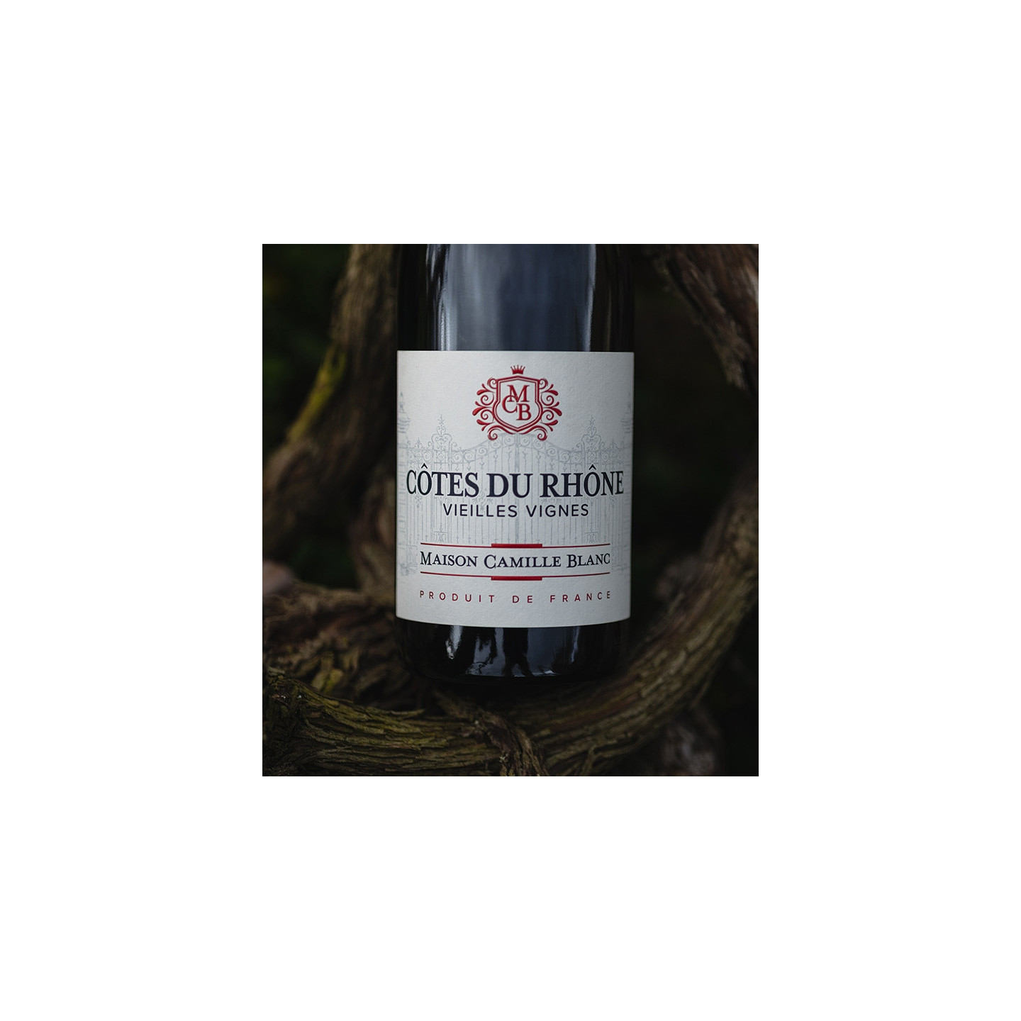 Maison Camille Blanc - Côtes du Rhône Rouge - Vieilles Vignes  8,90 €