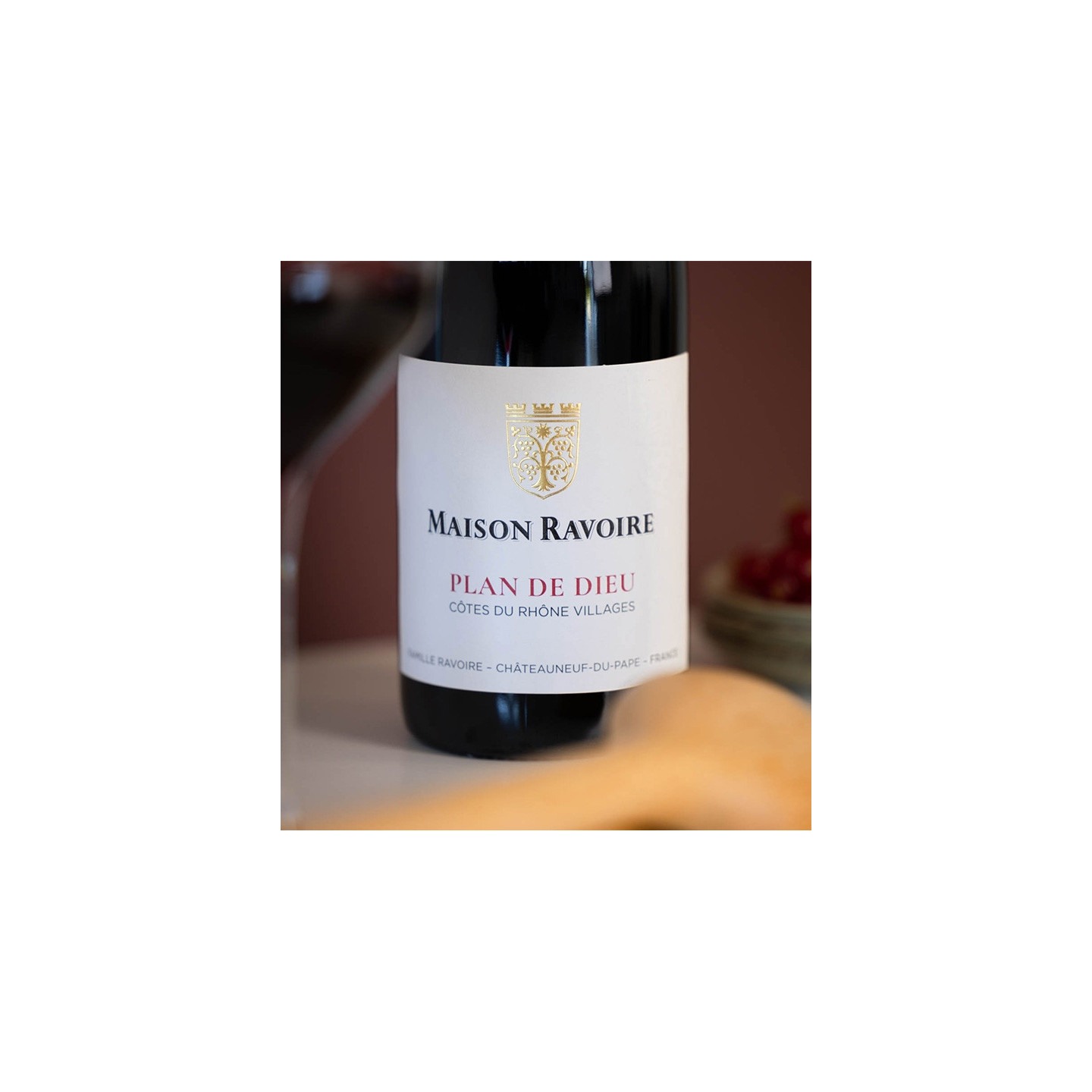 Maison Ravoire - AOP Côtes du Rhône Villages Plan de Dieu Rouge  8,90 €
