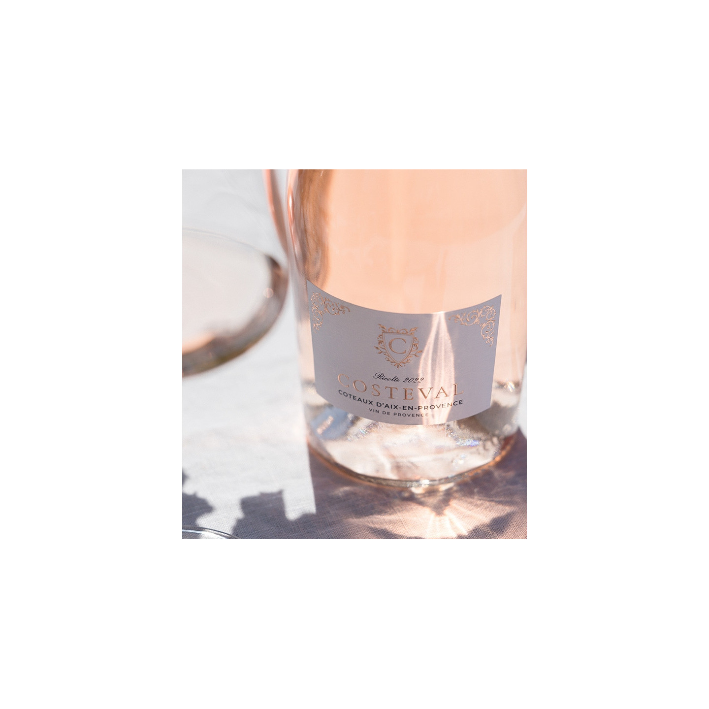 Costeval - AOP Côteaux d'Aix en Provence Rosé  9,50 €